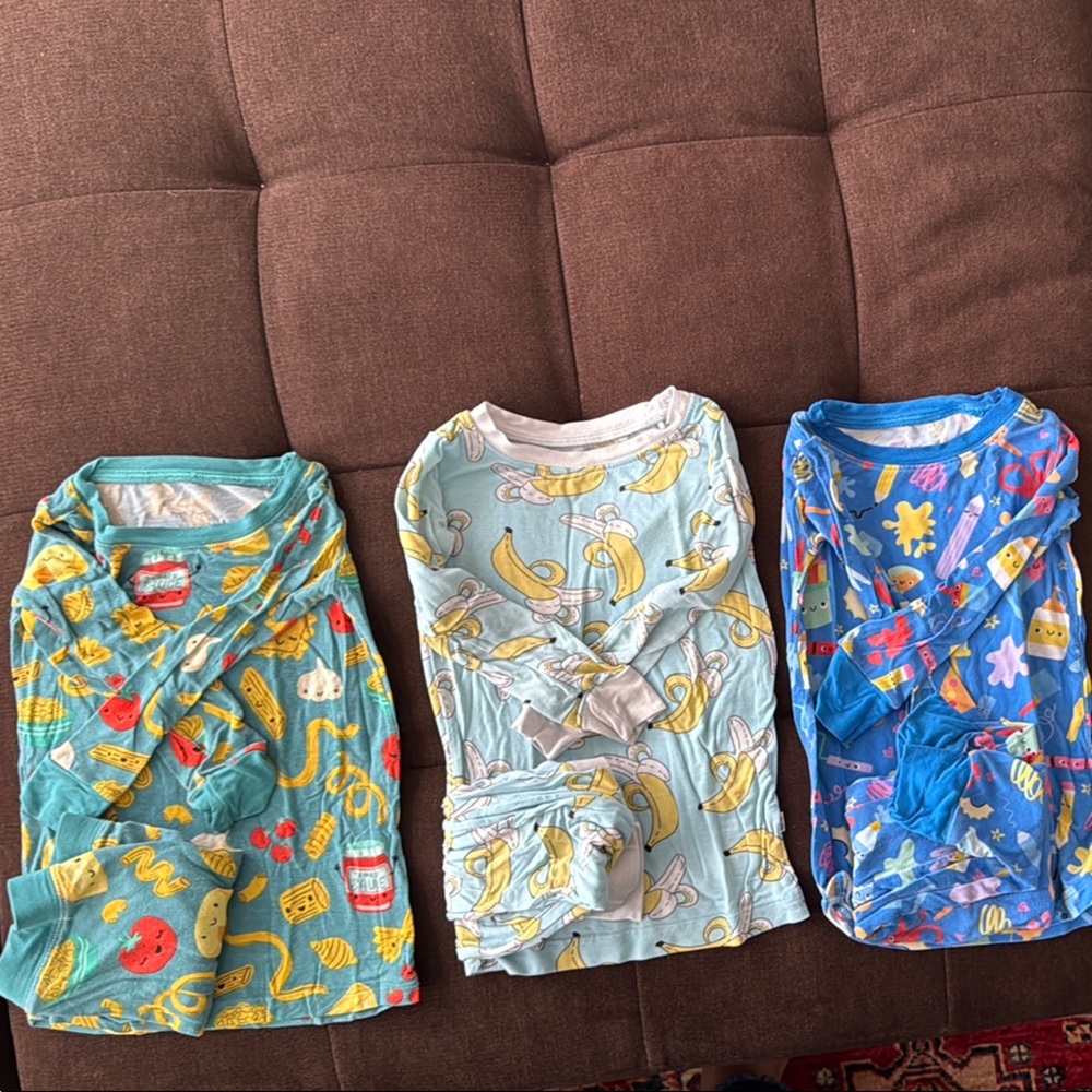 Little Sleepies Kids Pajamas - Blue, Yellow, Multicolor